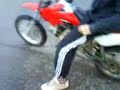 toby trying wheelies