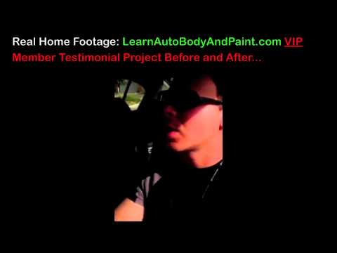 My Learnautobodyandpaint.com Testimonial – Infinity G35 Project Before and After