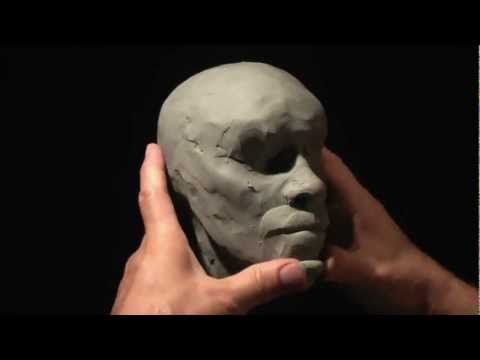 Sculpture - In this head sculpture, I'm using 1/2