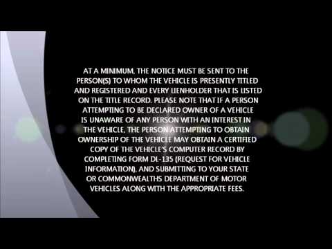 how to transfer vehicle title in nc