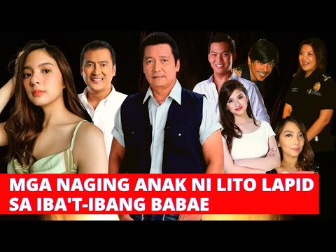 MGA NAGING ANAK NI “PINUNO” LITO LAPID SA IBA’T-IBANG BABAE