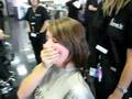 Kristin Cutting all Caro's Hair Off