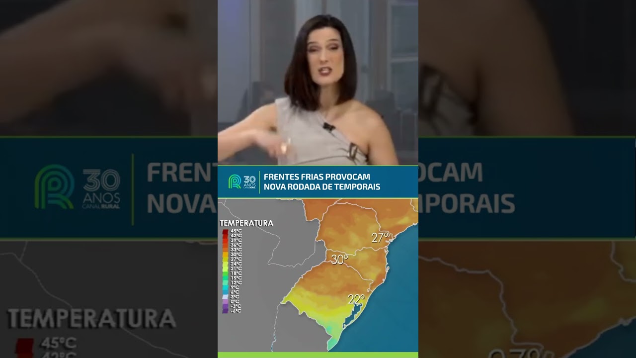 Frentes frias provocam nova rodada de temporais