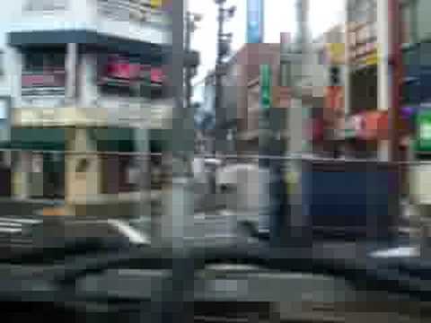 臨時特急あずさ71号　新宿駅発車後の車窓