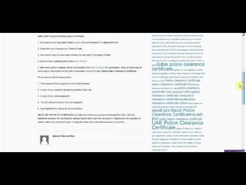 how to obtain police clearance