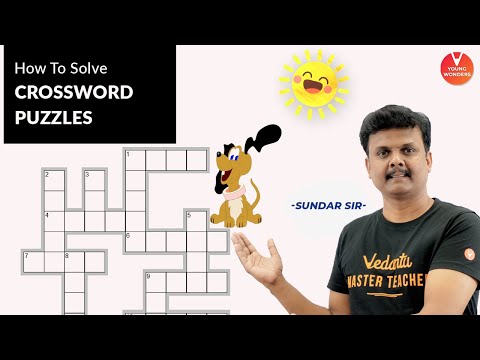 Crossword |🧩 Puzzles🧩 | How To Solve Crossword Puzzles ❓ | Vedantu Class 6 - 8 | Young Wonders