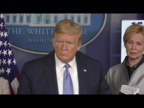 WATCH: Trump and the coronavirus task force discuss measures to stop the spread of COVID-19