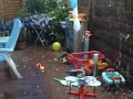 Hagelstenen als pingpongballen in Veendam