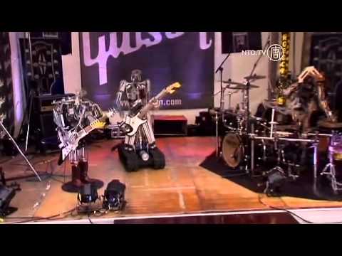 Robôs se convertem em estrelas de Heavy Metal