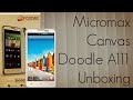 Micromax Canvas Doodle A111 Unboxing