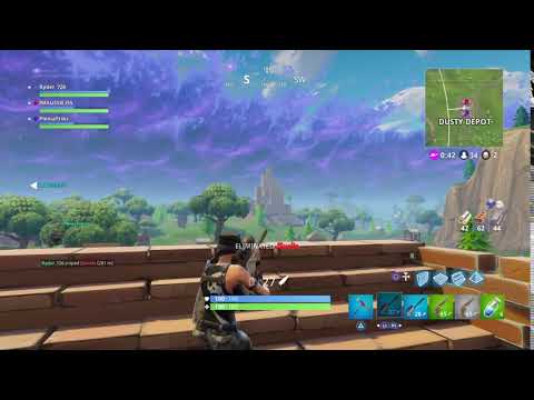 Fortnite Battle Royale - My longest snipe. (281m)