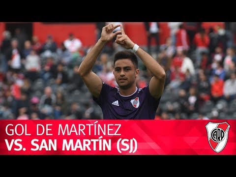 Gol de Gonzalo Martínez vs. San Martín (SJ)