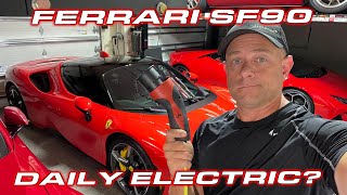 Not what I thought... What it's like to daily drive the Ferrari SF90 as an Electric ONLY Car2 by DragTimes