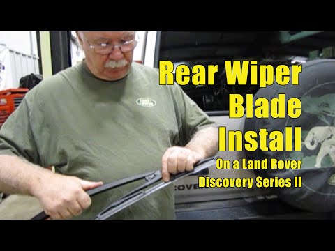 Land Rover Discovery Series II Rear Wiper Blade Installation