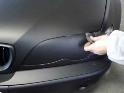 how to paint a car matte black