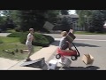 wagon crashes