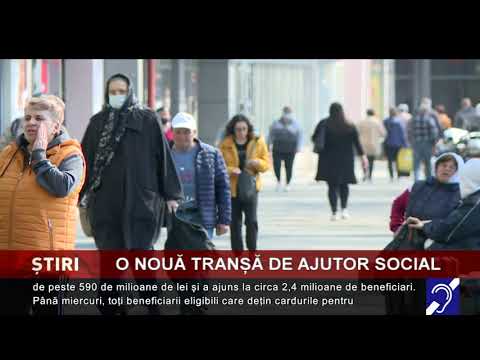 O nouă tranșă a ajutorului social