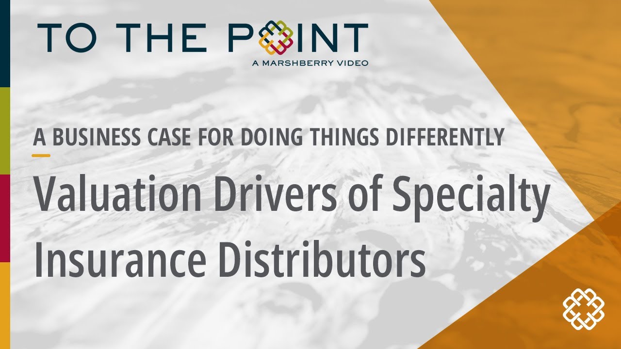 Thumbnail for Understanding Valuation Drivers for Specialty Insurance Distributors | M&A & EBITDA Insights video