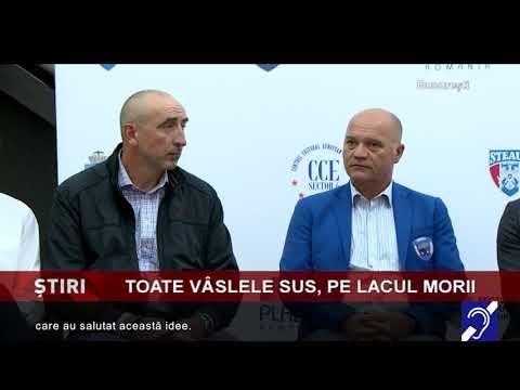 Toate vâslele sus, pe Lacul Morii