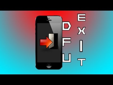 how to turn on iphone after dfu mode