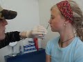 Julia's Nasenpiercing