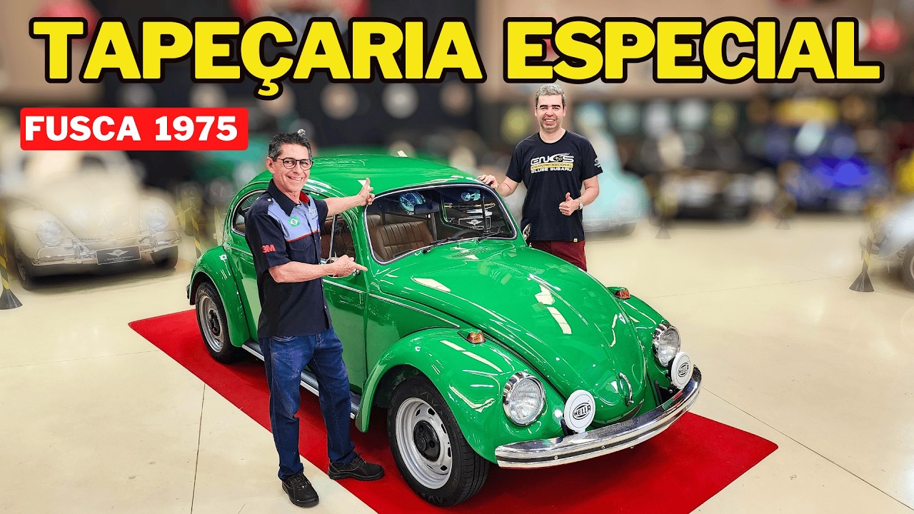 Fusca 1975 Verde 💚 Uma Revitalização Cheia de História na TROCAR