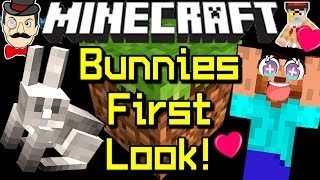 Minecraft NEW BUNNY RABBITS - First Look!