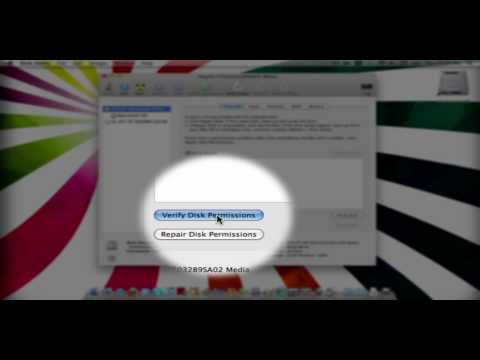 how to repair permissions using the disk utility