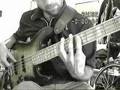 Bach  partita # 2  bass guitar