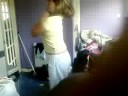 Gorgina trying to dance at shannons house by fern ridge