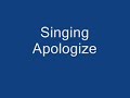 Alvin and The Chipmunks-Apologize