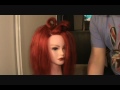 Rihanna Hair Transformation going red+ retro finger wave hair tutorial