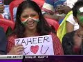 Zaheer Khan blows flying kiss to girl