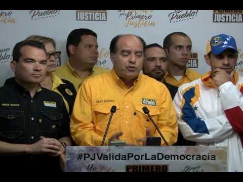 Julio Borges: 103.216 personas validaron por Primero Justicia este sábado