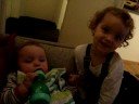 Anouk en Niels uit logeren