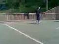 Uke Berisha in Park with Crew.3gp