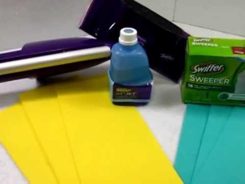 how to attach swiffer wet jet pad