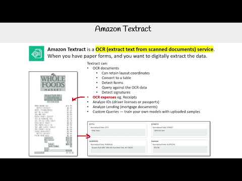 Introduction to Amazon Textract for Document Analysis - AWS AI Practitioner AIF-C01