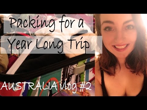 how to pack for a year long trip