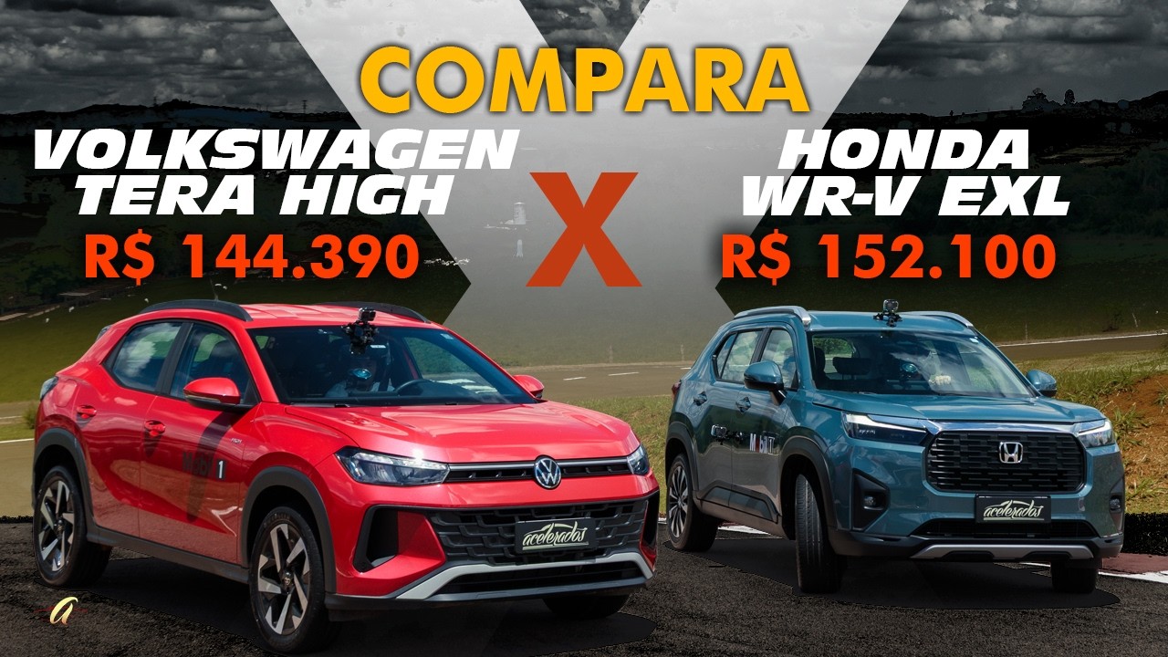 COMPARATIVO: VOLKSWAGEN TERA X HONDA WR-V! Qual SUV compacto de R$ 150 mil é melhor?