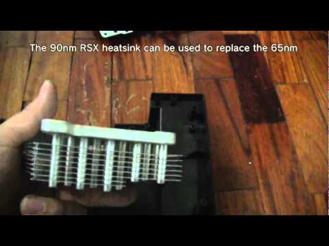 how to remove ps3 rsx heat sink