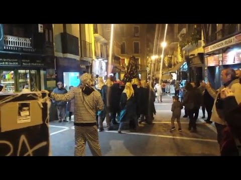 El Ayuntamiento de Pamplona permite un Carnaval que se mofa y parodia a 'La Dolorosa'