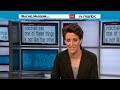 Oct. 23: Rachel Re: Rachel Maddow points out what has been largely overlooked in the discussion of the White House feud with Fox News, that explains why Fox is not news.