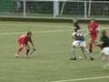 Chrisi in der Verteidigung - Feldhockey U12
