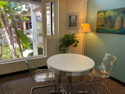 Private Blue Meeting Room With A View