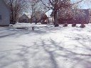 jupe goes fast in the snow