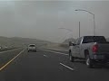 Sand storm at Barstow, California Sand storm at Barstow, California