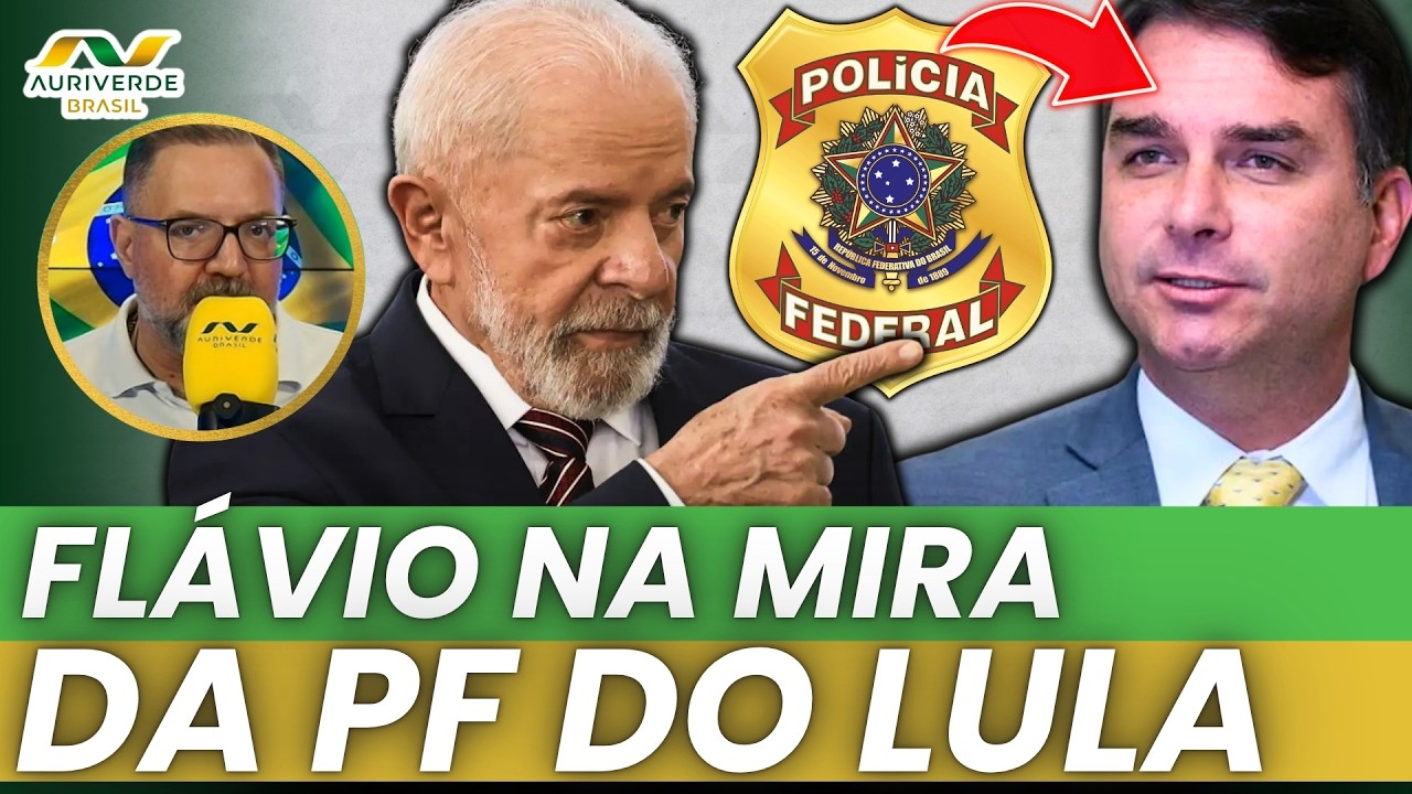 PF consulta Lula antes de investigar Flávio Bolsonaro por crimes contra a honra