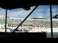 Under the Bow of the Oosterdam