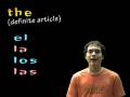 01025 Spanish Lesson - nouns, definite articles & class vocab